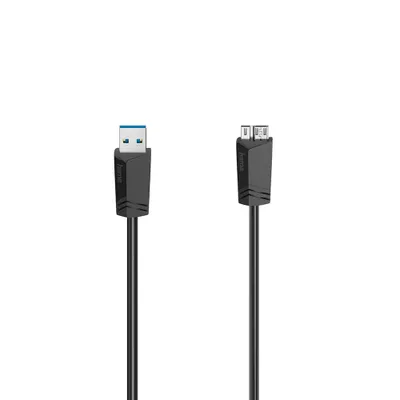 Produktbild von Hama 00200627, 1,5 m, Micro-USB A, USB A, 5 Gbit/s, Schwarz
