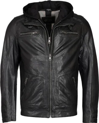 Produktbild von JCC Lederjacke 40750 Herren black 50