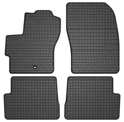 Produktbild von Gummi-Fußmatten für Mazda 3 I BK 2003-2009 (Schrägheck) – 4-tlg, Schwarz, passgenau – Wielganizator SolidPRO