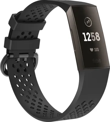 Produktbild von INF Fitbit Charge 3/4 Armband Silikon (L)