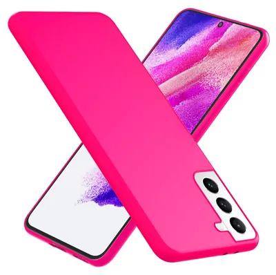 Produktbild von NALIA Bunte Neon Silikonhülle für Samsung Galaxy S21 FE Pink