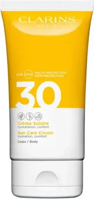Zdjęcie produktu dla Clarins Sun Care Body Cream UVA/UVB 30, Krem z filtrem przeciwsłonecznym, Ciało, Tubka, Nawilżający, Skóra uniwersalna, 150 ml
