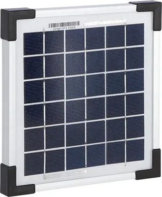 Immagine prodotto di Kerbl Solarmodul 4?W, 21×20×2?cm, Halterung, 9?V Geräte, Weidezaun