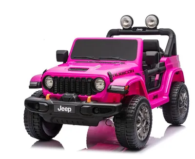 Immagine prodotto di Macchina Elettrica per Bambini Jeep Wrangler Rubicon 12V con Telecomando Rosa