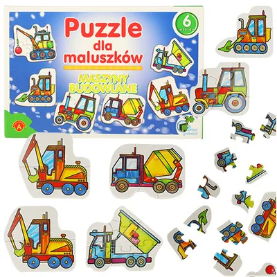 Image de ALEXANDER Puzzles pour les petits - machines à construire 2+