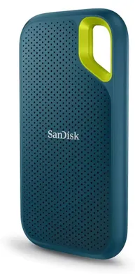 Produktbild von SanDisk Extreme Portable SSD V2  4TB, USB-C 3.1, türkis,SDSSDE61-4T00-G25M