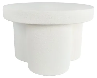 Immagine prodotto di Tavolino Van Manen "Giocattolo", color crema, in metallo, 54x54x34 cm, decorativo