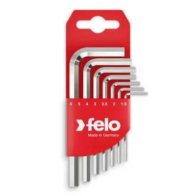 Produktbild von Felo Winkelschlüssel Satz 7-tlg. HEX kurz 1,5-6 mm