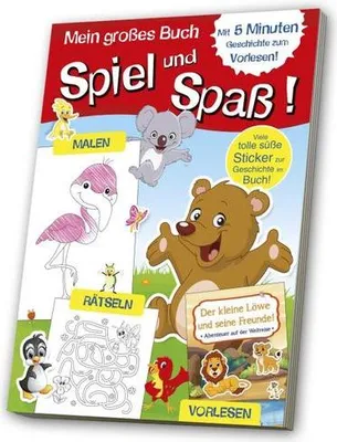 Immagine prodotto di Malen, Rätseln, Vorlesen - Tierkinder
