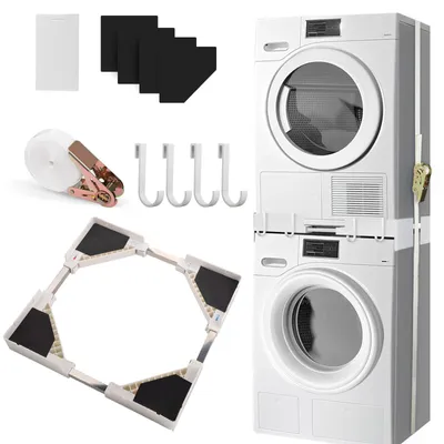 Stapelset für Waschmaschine & Trockner, 45-68 cm verstellbar