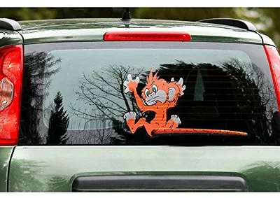 Immagine prodotto di Adesivo Funny Wipers Affe per auto-Heckscheibe