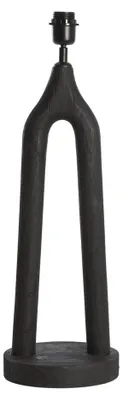 Produktbild von Lampenfuß XITTA von Light & Living Tischleuchte Ø20x55 cm Holz Schwarz