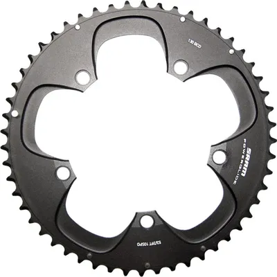 Produktbild von SRAM Kettenblatt Road 34T, LK 110mm, schwarz - 110mm, 50-34, schwarz