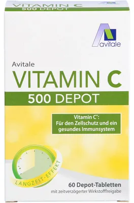 Obrázok produktu pre Vitamín C 500 mg Depot, 60 tabliet