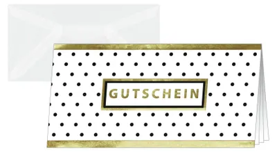Immagine prodotto di 10 SIGEL Gutscheine Golden Glimmer (DS100)