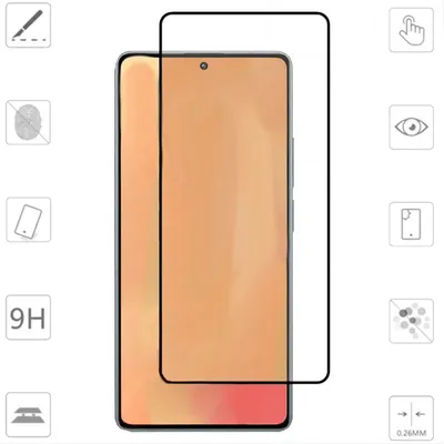 Immagine prodotto di Per Xiaomi Redmi Note 13 3D Display Full LCD H9 Protezione laterale in vetro temperato