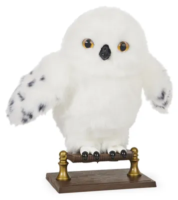 Produktbild von Spin Master 39760 Harry Potter - Interaktive Plüsch-Eule Hedwig