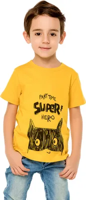 Produktbild von Jungen-T-Shirt Super Hero - Gelb - 110