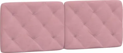 Produktbild von vidaXL Kopfteil-Kissen Rosa 140 cm Samt