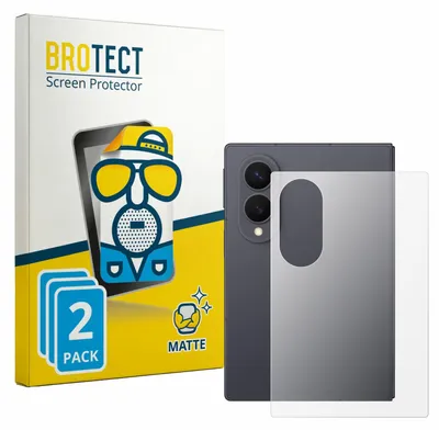 Produktbild von 2x BROTECT Schutzfolie für Samsung Galaxy Z Fold 8 (Rückseite) matt entspiegelt
