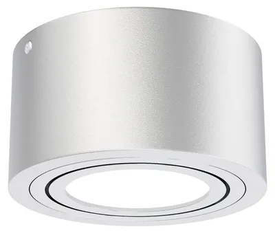 Obrázok produktu pre LED stropné svietidlo na povrchovú montáž 5 W otočné 3000K strieborné Ø 9 cm kovové Briloner
