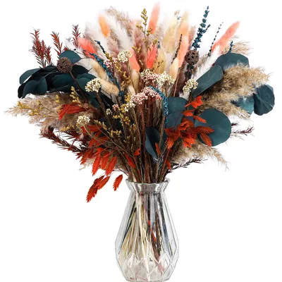 Produktbild von Pampasgras Strauß 60 cm, braun, Trockenblumen, für Wohnzimmer