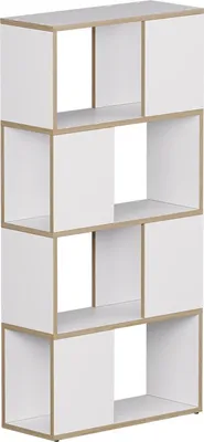 Produktbild von Raumteiler Vicco Eneos Weiß/Eiche 60 x 124.5 cm, Model 55626