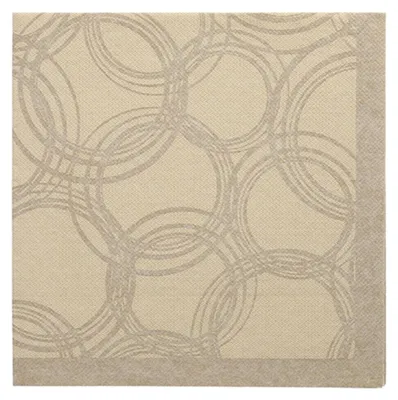 Produktbild von Servietten "ROYAL Collection" 1/4-Falz 40 cm x 40 cm sand "Bubbles"