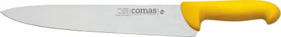 Obrázek produktu pro Comas kuchařský nůž karbonový, kuchyňský nůž, ocel, PP, žlutý, 30 cm čepel, 10117