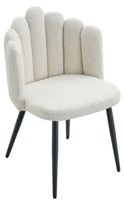 Zdjęcie produktu dla HOMLA Krzesło LUXE Ecru 56x55x86 cm