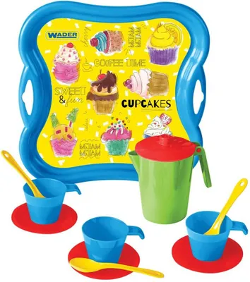 Image de Wader Coffee Time Service pour 3 personnes sur plateau,24120