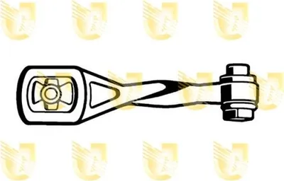 Produktbild von UNIGOM Motorlager Gummimetalllager Hinten für RENAULT CLIO II (BB0/1/2, CB0/1/2) 396744