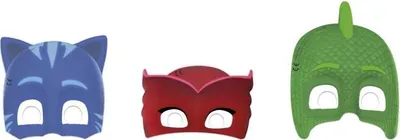 Immagine prodotto di PJ Masks Pigiama Heroes Maschere per feste di compleanno per bambini Owlette Catboy Gecko