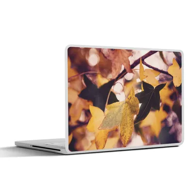 Produktbild von MuchoWow® Laptop Aufkleber Sticker Cover Blätter - Ahorn - Herbst - Jahreszeiten 32.5x23.5 cm - Sticker für Laptop - Selbstklebend