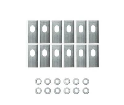 Produktbild von Dreame Ersatzmesser für Roboter-Rasenmäher für Dreame A1/A1 Pro/A2, Schnellwechsel-Klingensatz, SK5-Stahl, 12 Stück/Kit