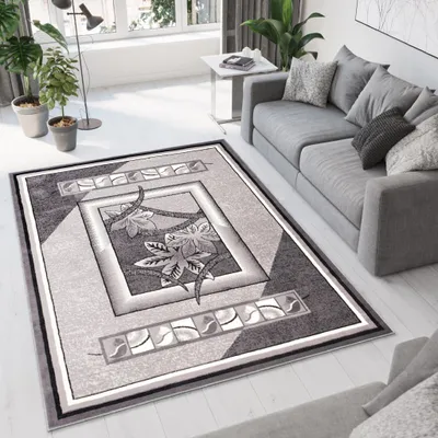 Image de Tapis DREAM Moderne Crème Gris Salon  200 x 300 cm