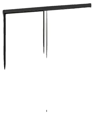 Zdjęcie produktu dla Drzwi Do Wanny I Prysznica Vevor 1422-1524X1524 Mm Szkło Hartowane Czarne
