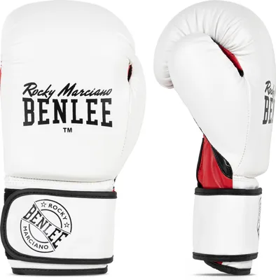 Immagine prodotto di Guanti da boxe in  CARLOS Bianco/Nero/Rosso 14 oz BENLEE
