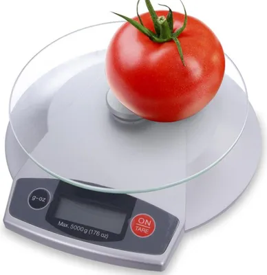 Produktbild von Orion | Küchenwaage Digital - Glas - Flache Elektronische Waage - 5 kg - Zuwiegefunktion