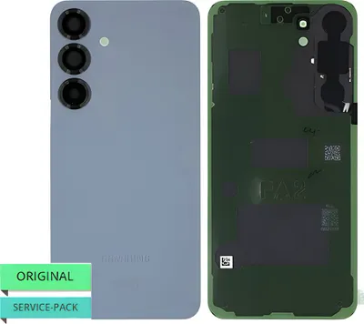 Produktbild von Original Akkudeckel Backcover inkl. Kameralinse & Klebestreifen Blau Schwarz Für Samsung Galaxy S25 Plus SM-S936B, SM-S936B/DS, SM-S936U & Werkzeug