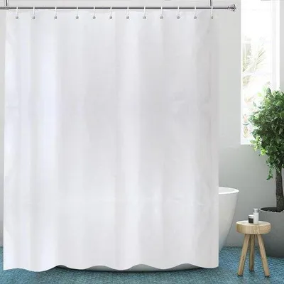 Image de Rideau de douche anti-moisissure et imperméable - 1 pièce - Très grand format - Polyester - 200 x 240 cm