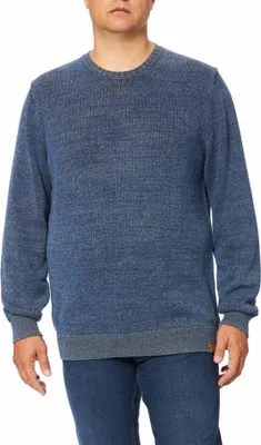 Produktbild von 25827 Camel Active, , Herren Crew Neck Rundhals Pullover Pulli, Mittelstrick, blau meliert, L