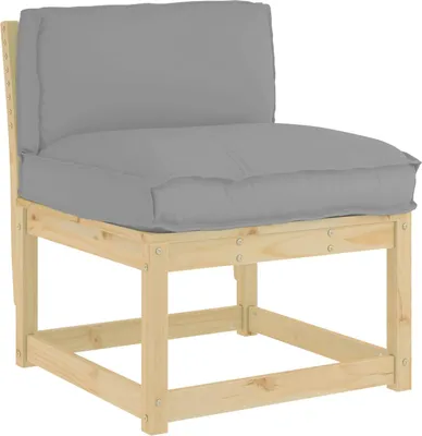 Zdjęcie produktu dla vidaXL Szara poduszka 70 x 40 x 12 cm tkanina Oxford