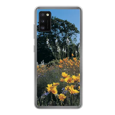 Produktbild von MuchoWow® Handyhülle Schutzhülle Hülle für Samsung Galaxy A41 Blumen - Natur - Farbe Silikon Softcase Handy Hülle - Mobiltelefon