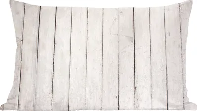 Produktbild von MuchoWow® Zierkissen Sofakissen Wohnzimmer Dekokissen 50x30 cm Regale - Natürlich - Weiß - Holz - Wohnzimmerdekoration - Polster mit Photo