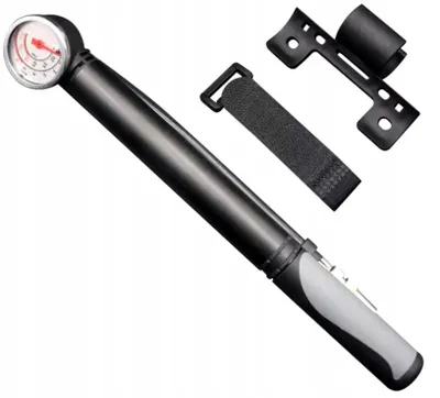 Produktbild von PBS PBS11669 Fahrradpumpe mit Manometer, kompakt, faltbar