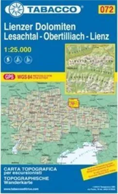 Obrázok produktu pre Turistická mapa 72 Lienz Dolomity -Lesachtal-Obertillach-Lienz