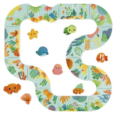 Imagen del producto de Janod – Pista de carreras para el baño, ideal para niños a partir de 18 meses