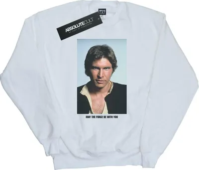 Produktbild von Star Wars - "May The Force" Sweatshirt für Herren BI45467 (M) (Weiß)