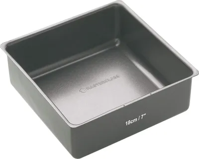 Image de Moule à gâteau carré profond avec revêtement antiadhésif - 18 cm